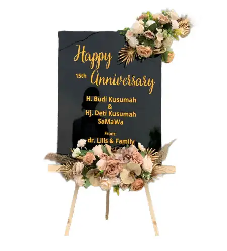 Papan Bunga Akrilik Guradog