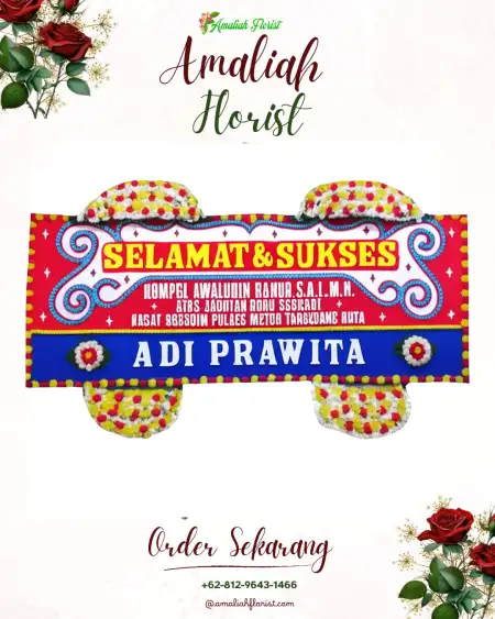 Papan Bunga Ucapan Selamat Guradog